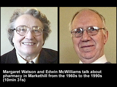 Photo of Edwin Williams and Margaret Watson, 2003.