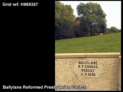 Photo of Ballylane Reformed Presbyterian Church.