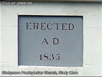 Photo of Cladymore Presbyterian Church.