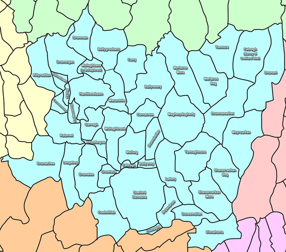 Map of the parish.