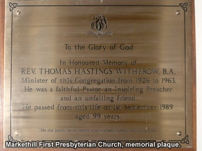 Photo of Markethill Second Presbyterian Church
